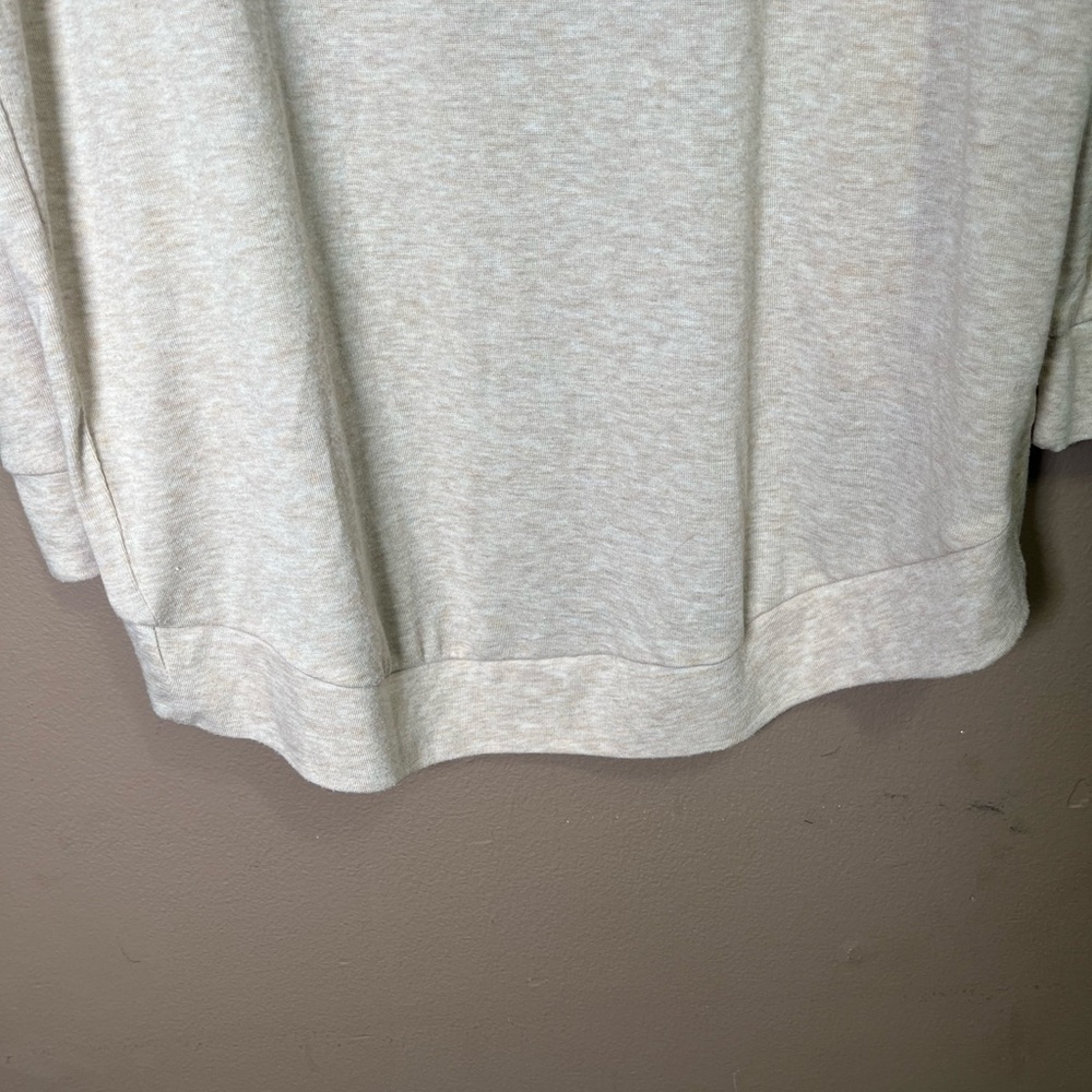 Olive + Oak Women's Sweater Size Small Open Front Cardigan Long Sleeve Cream - Picture 10 of 17